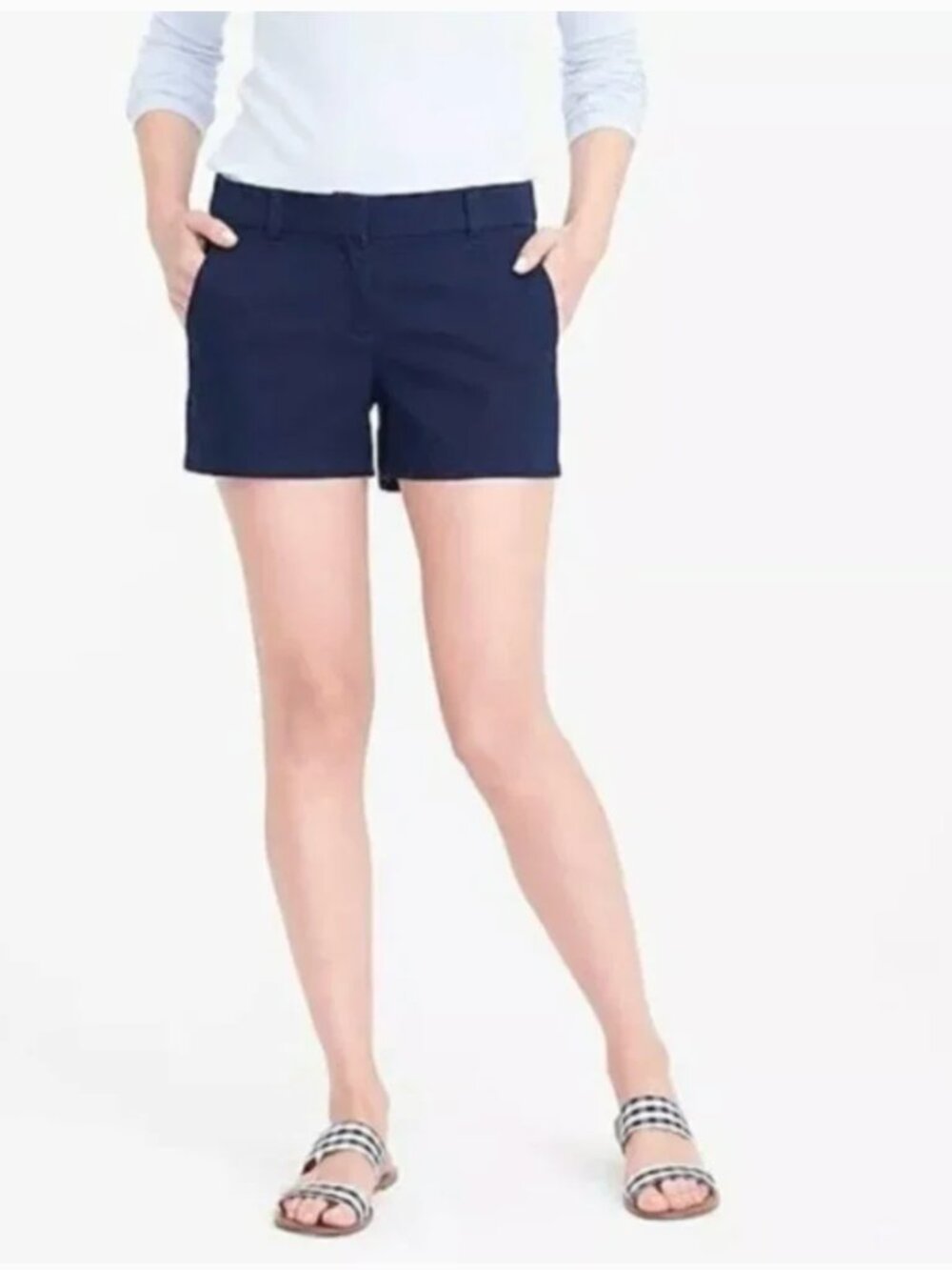 Jcrew Navy Chino Shorts 3" Inseam -  size 8